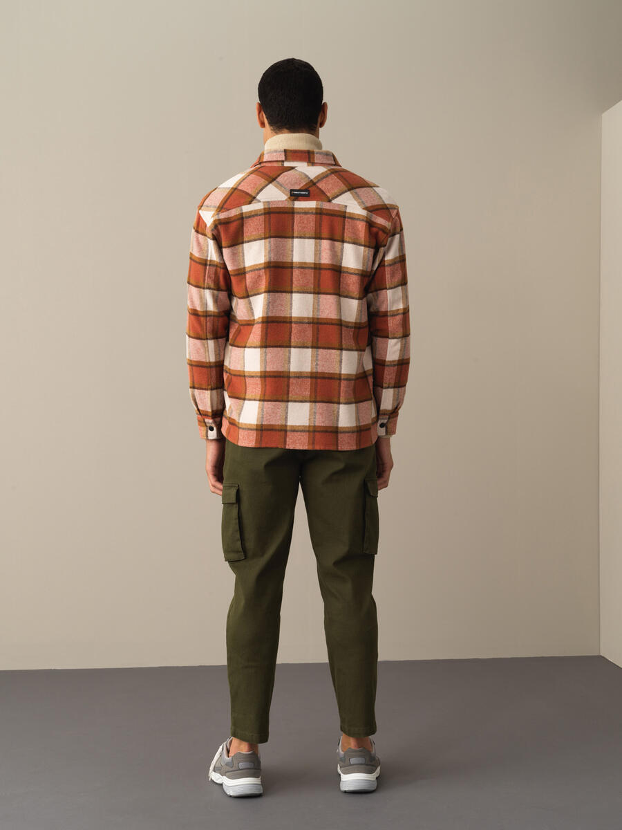 Regular Fit Oversized Buttoned Wool Jacket - 5