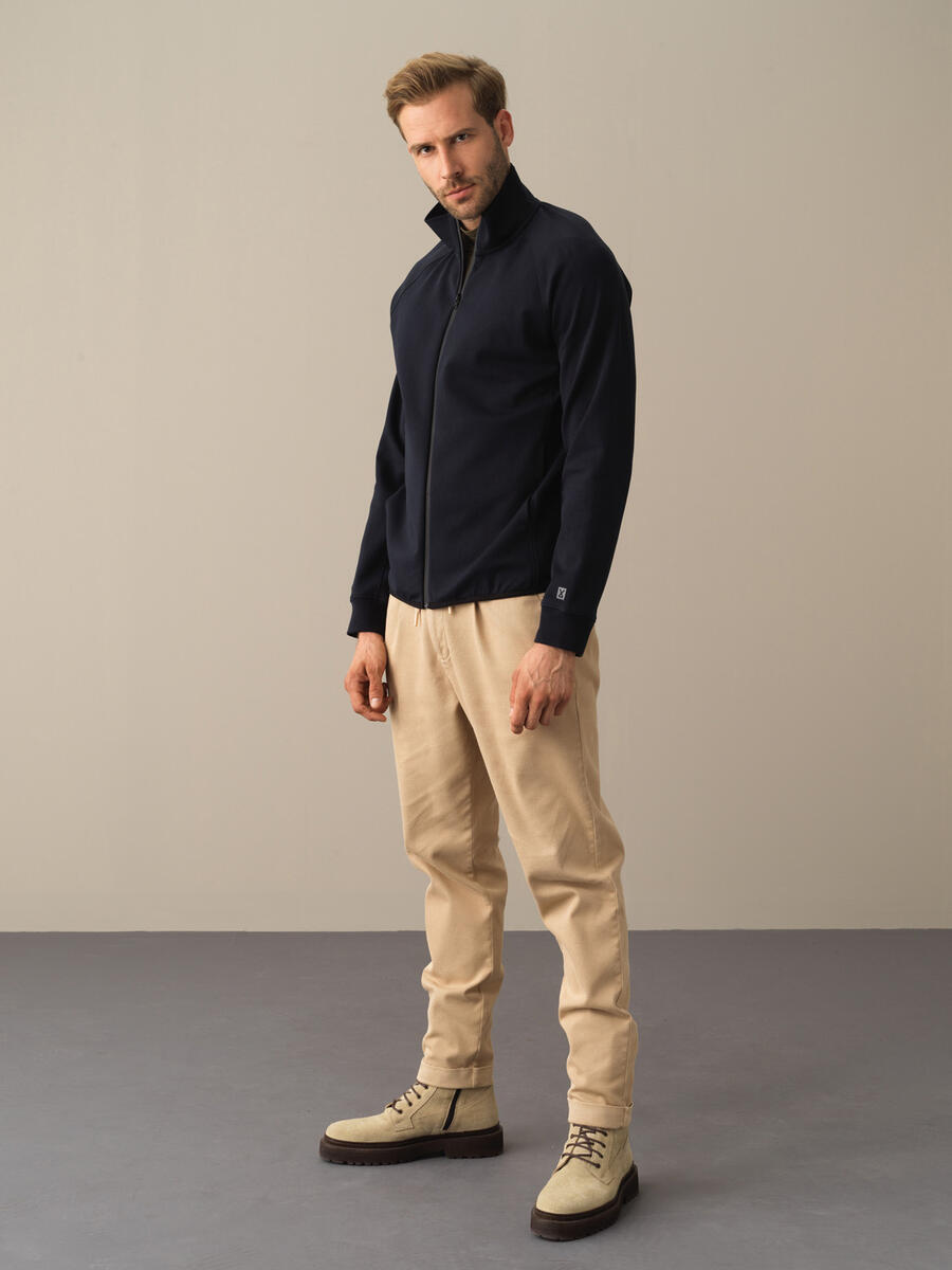 Cotton Regular Fit Sweat Jacket - 2