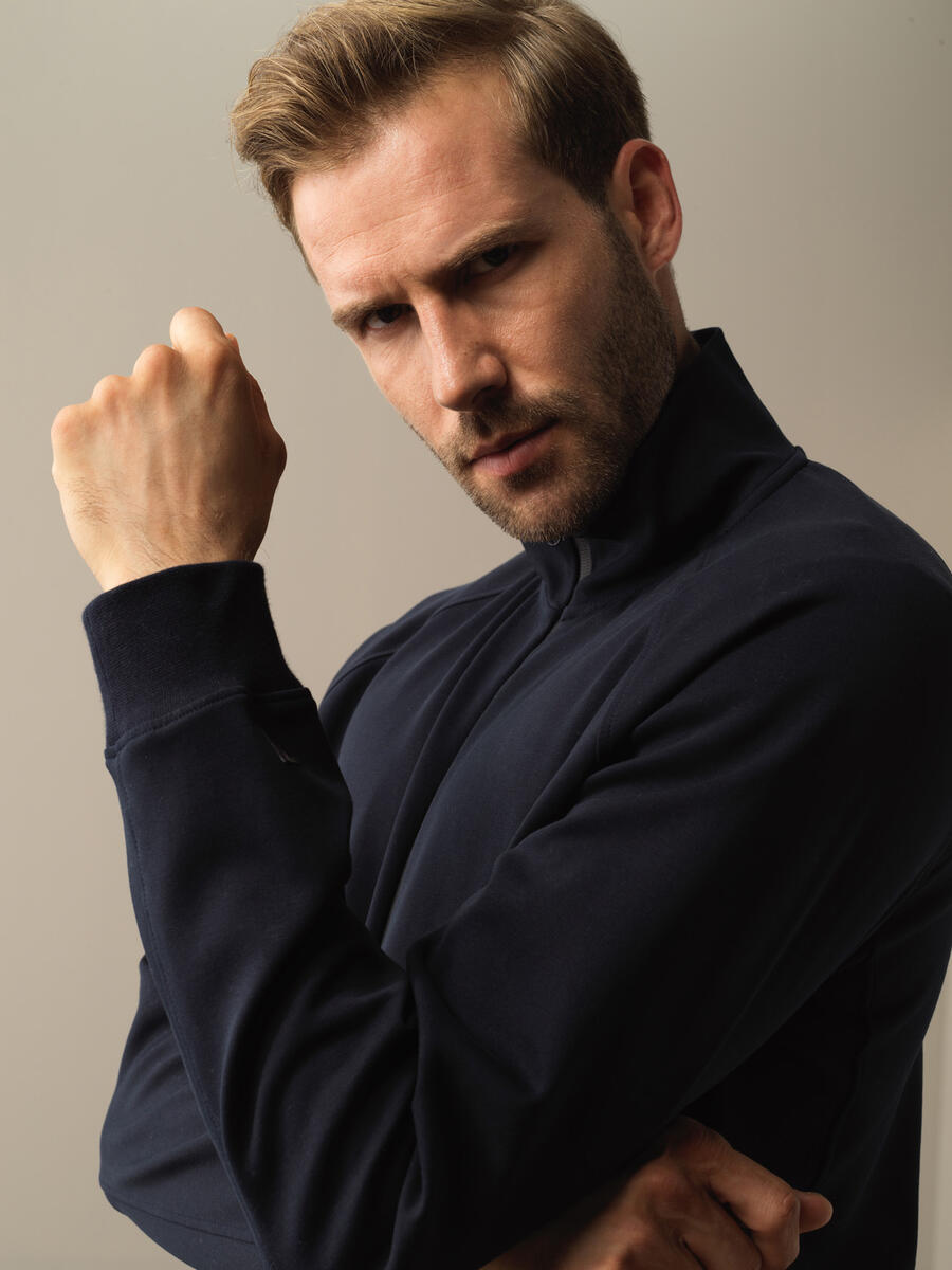 Cotton Regular Fit Sweat Jacket - 4