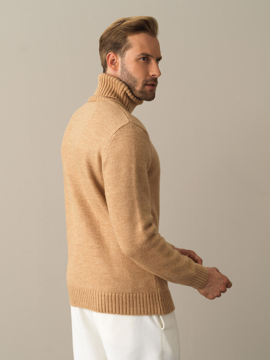 Fisherman Neck Regular Fit Sweater - 4