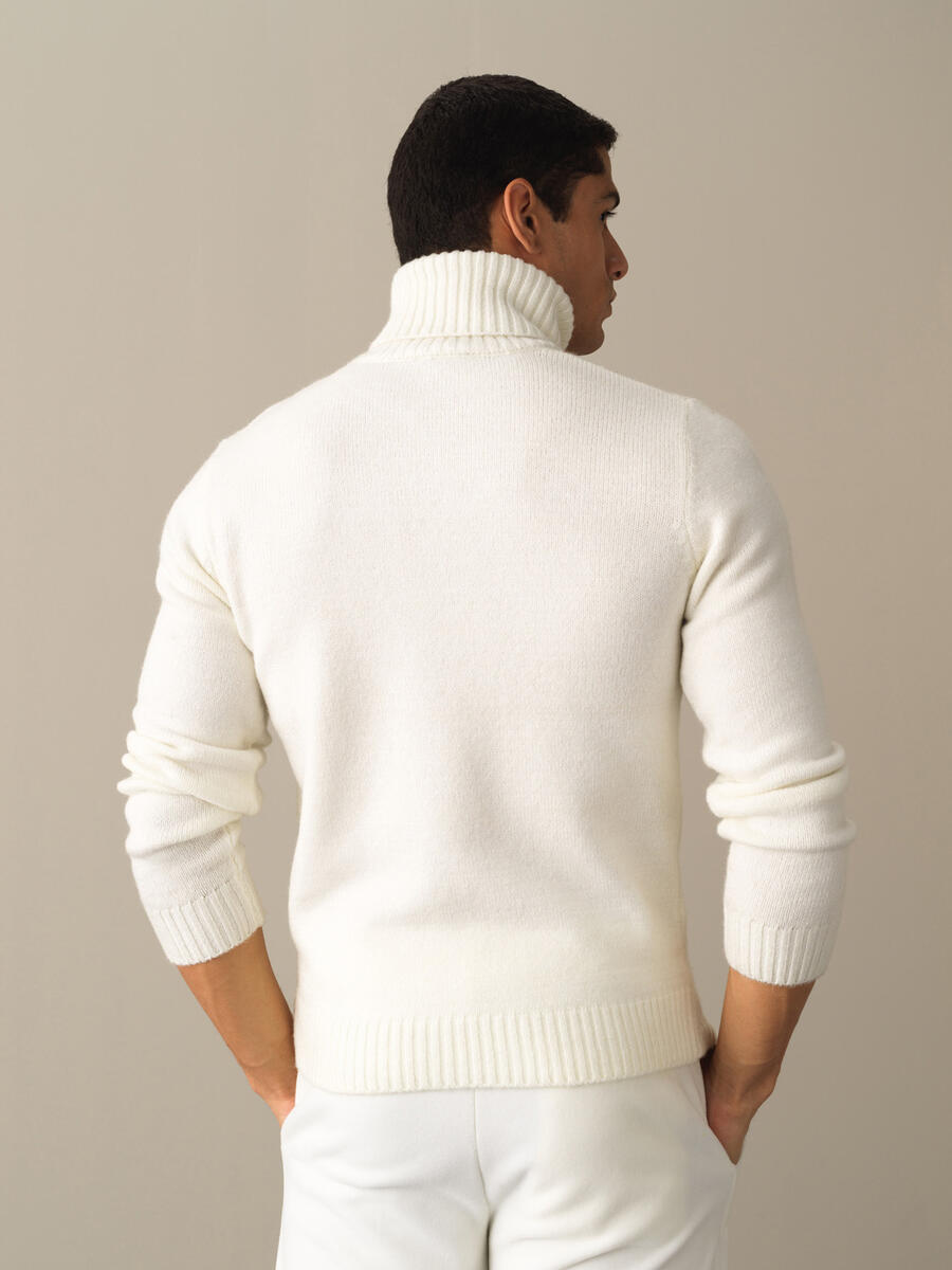 Fisherman Neck Regular Fit Sweater - 3