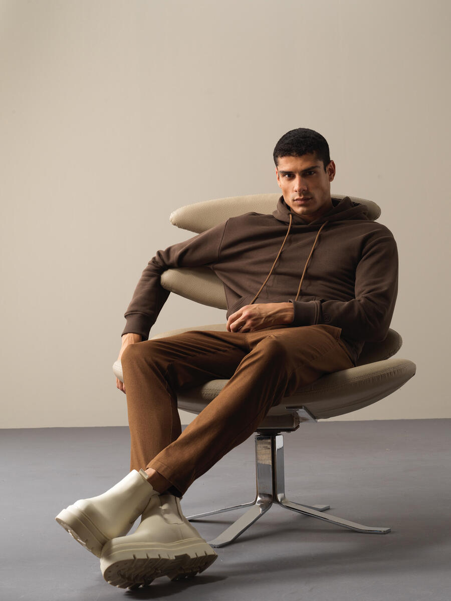 100% Cotton Regular Fit Denim Pants - 3