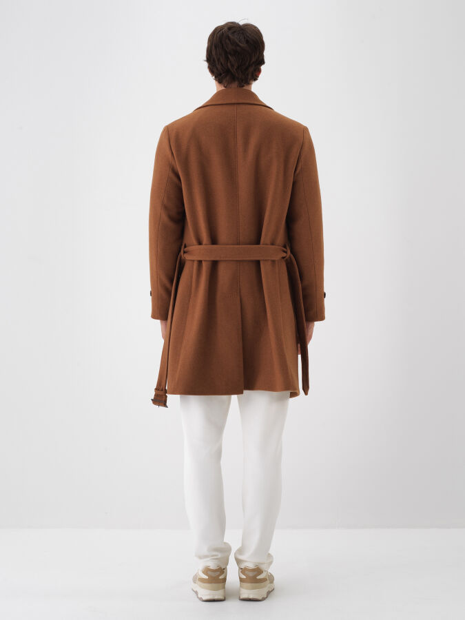 Wool Plain Coat - Xint