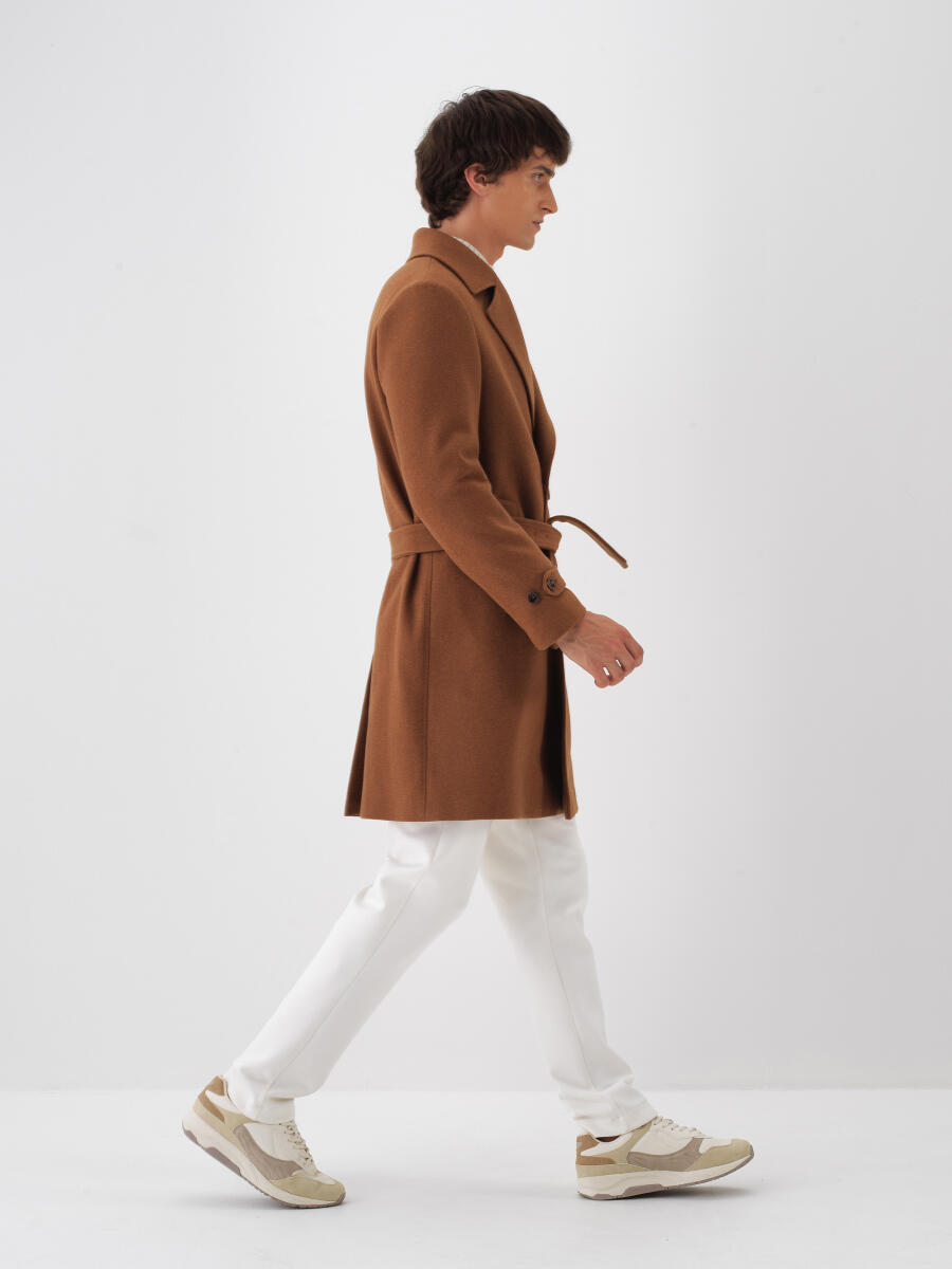 Wool Plain Coat - 2