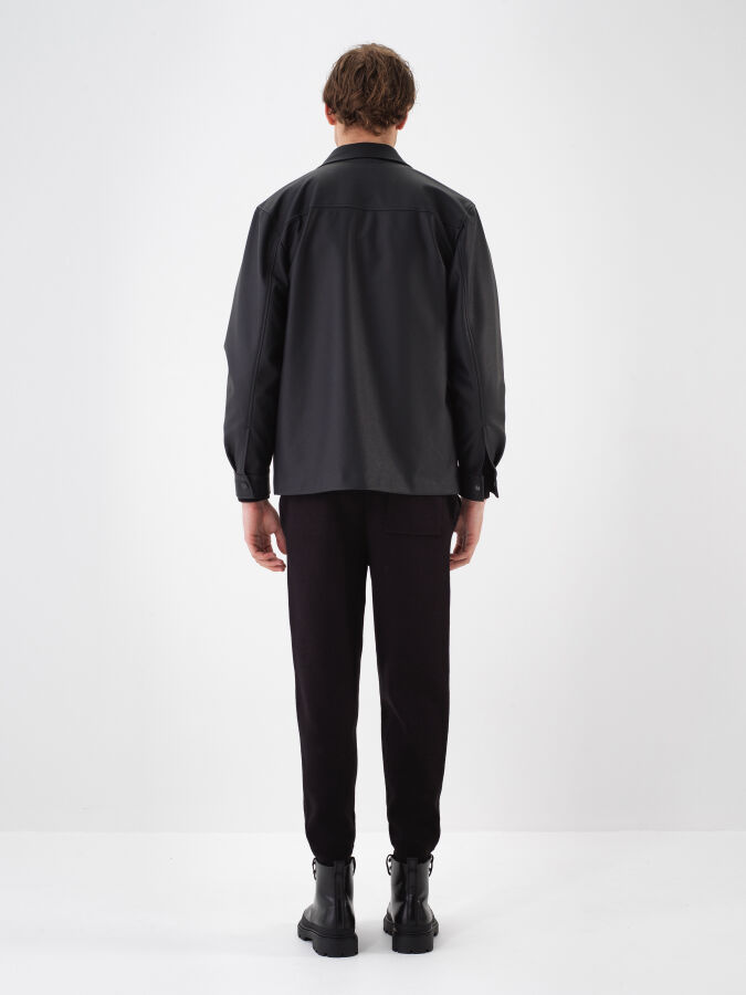 Leather Look Jacket - Xint