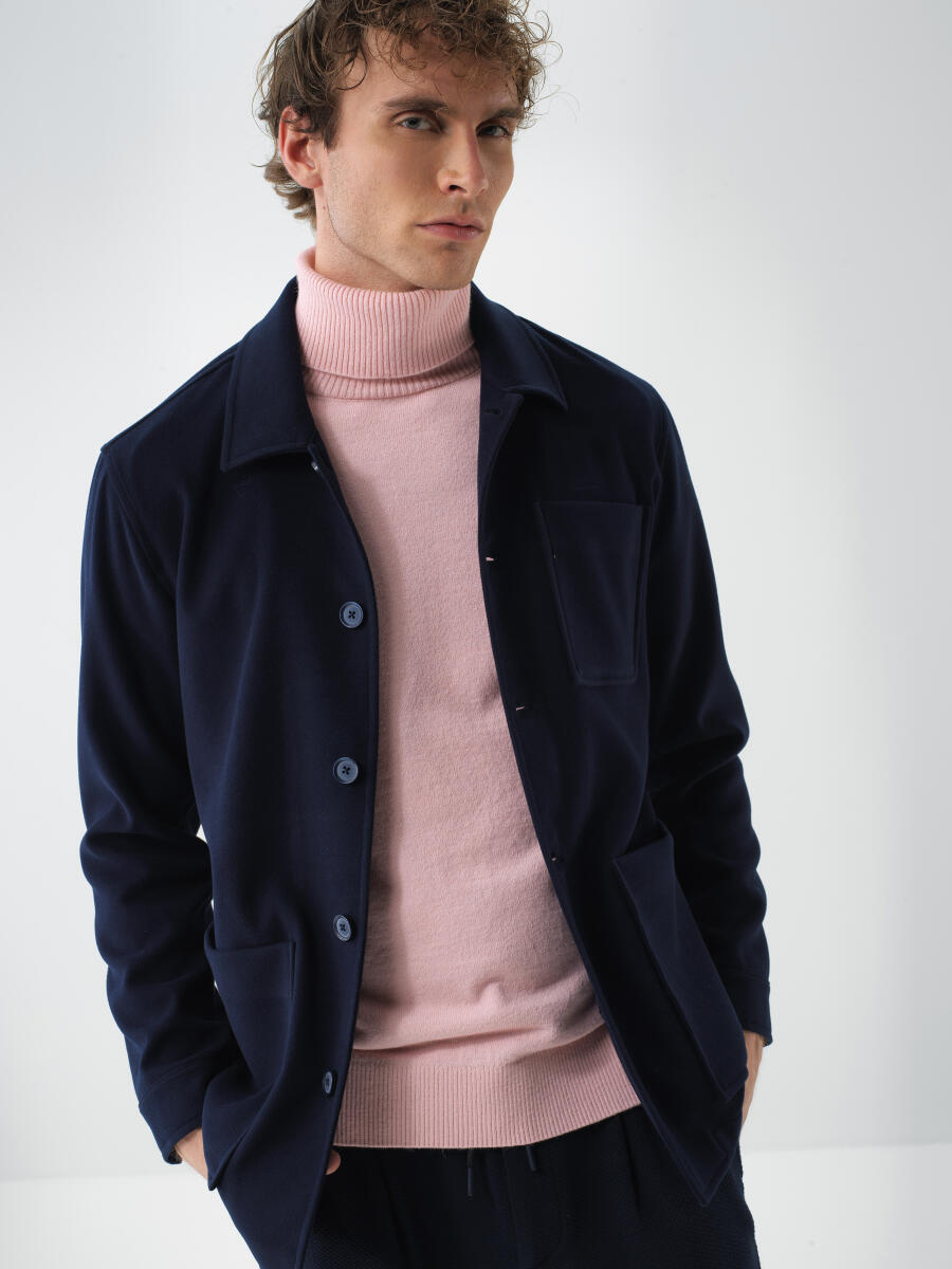 Regular Fit Plain Coat