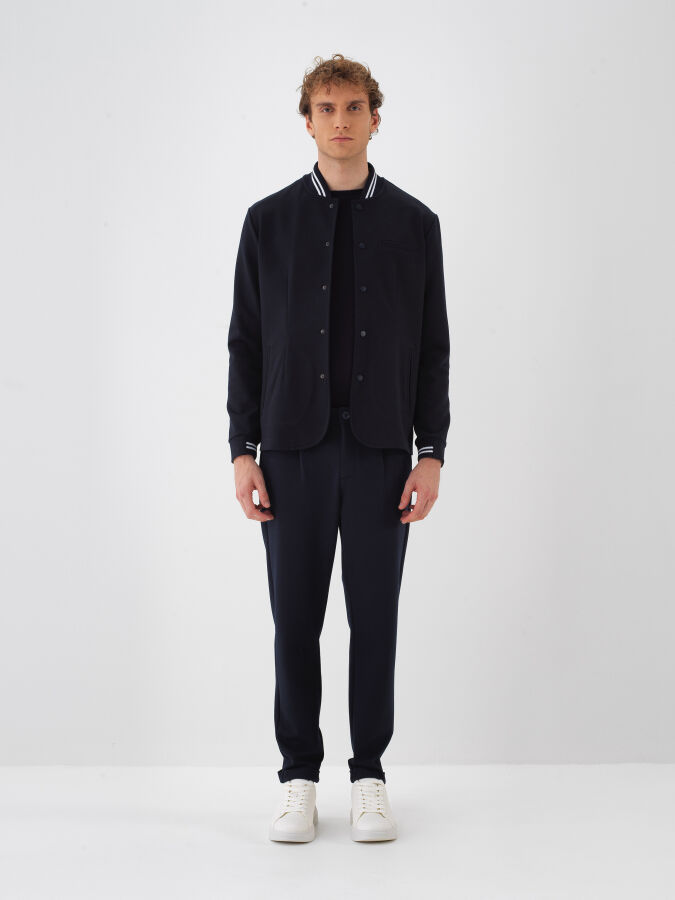 Regular Fit Plain Jacket - Xint