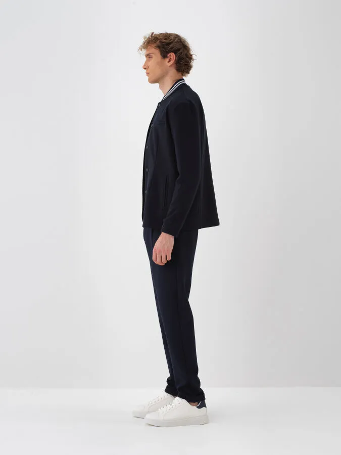 Regular Fit Plain Jacket - Xint