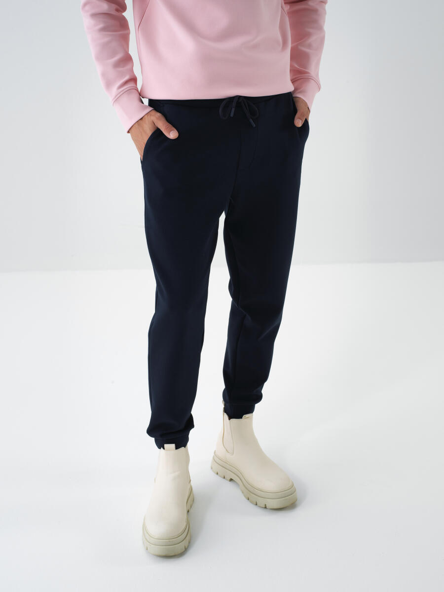 Cotton Basic Sweatpants - 1