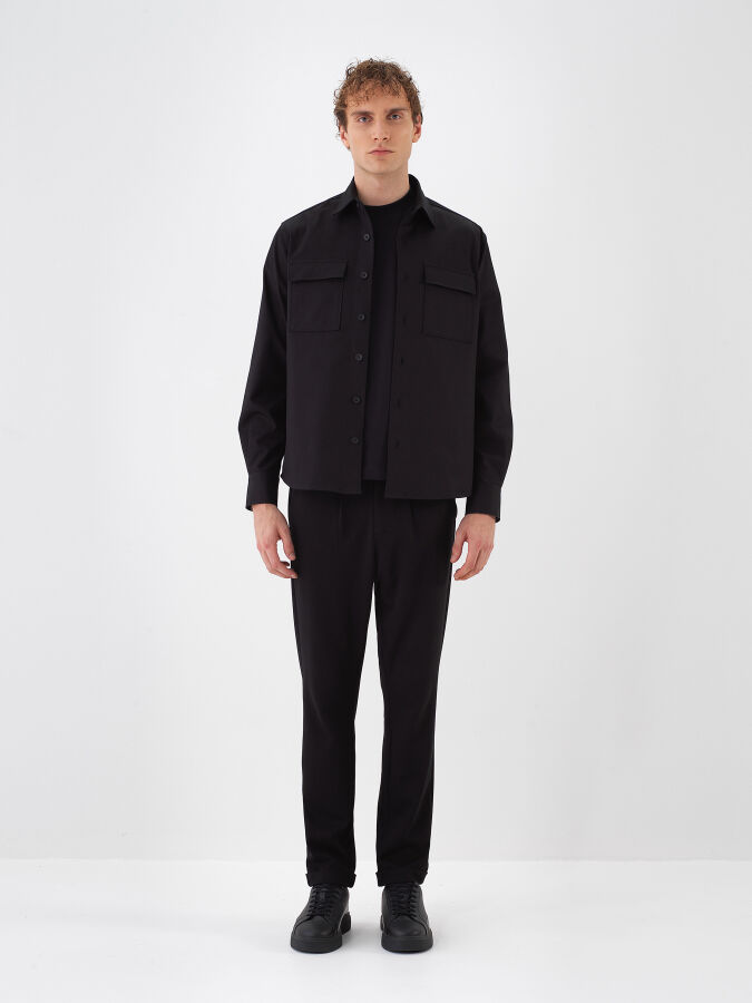 Cotton Shirt Jacket - Xint