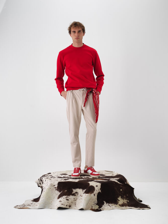 Cotton Basic Sweatshirt - Xint