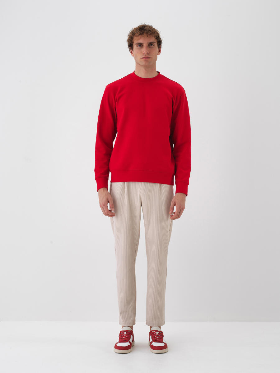 Cotton Basic Sweatshirt - 2