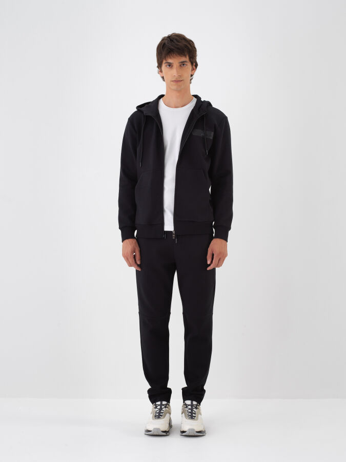 Cotton Sweatshirt Jacket - Xint