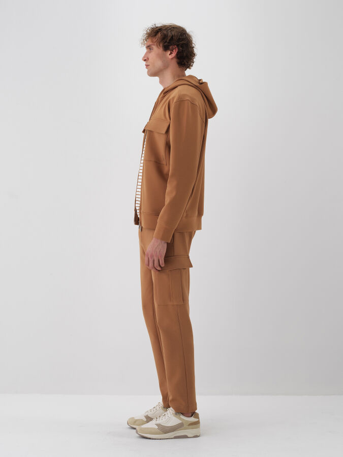 Cotton Sweatshirt Jacket - Xint