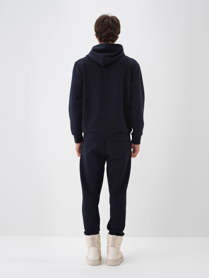 Cotton Hooded Sweatshirt - Xint