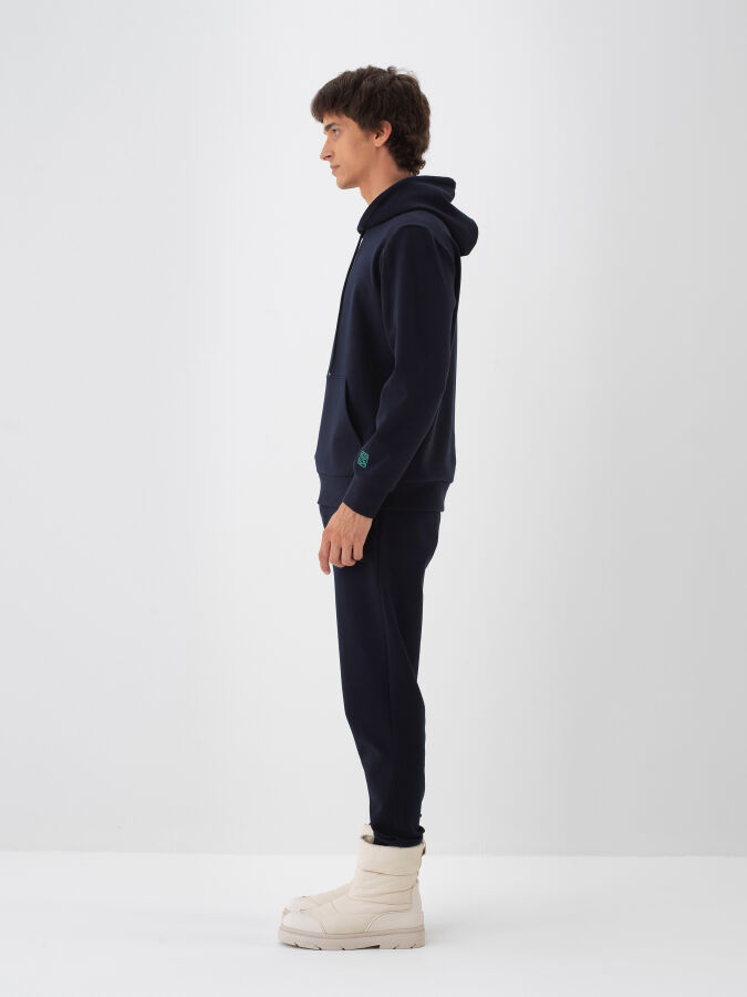 Cotton Hooded Sweatshirt - Xint