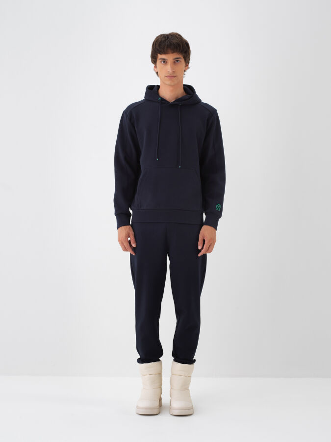 Cotton Hooded Sweatshirt - Xint