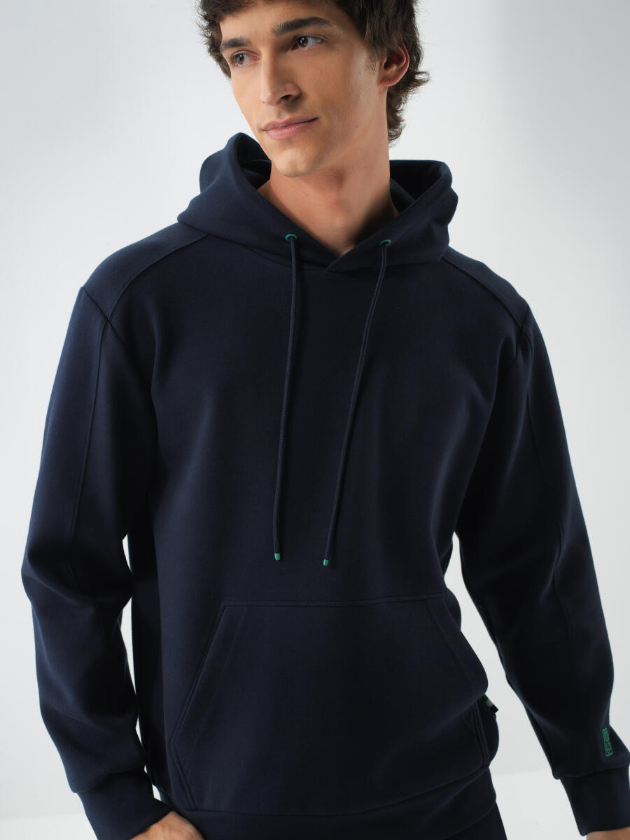 Cotton Hooded Sweatshirt
