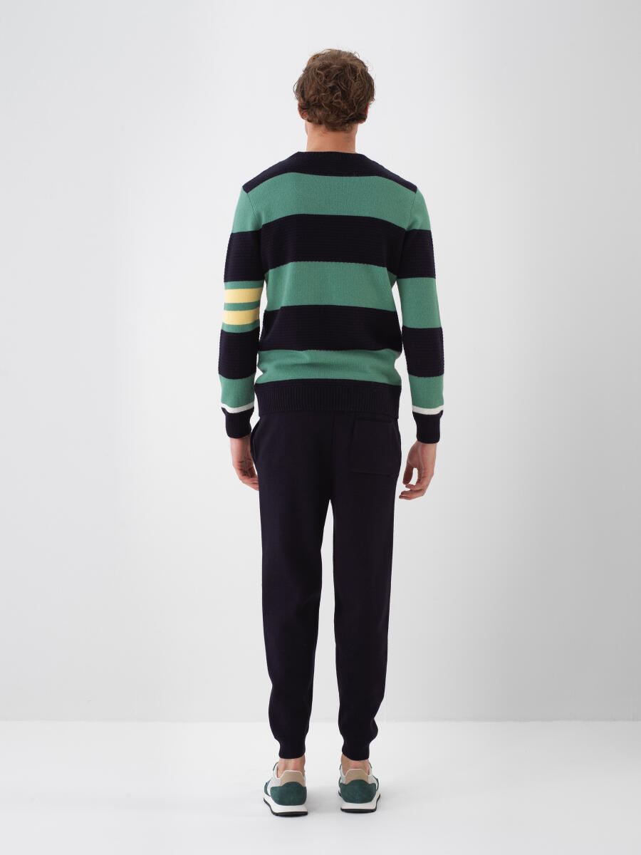 Wool Plain Pants - 5