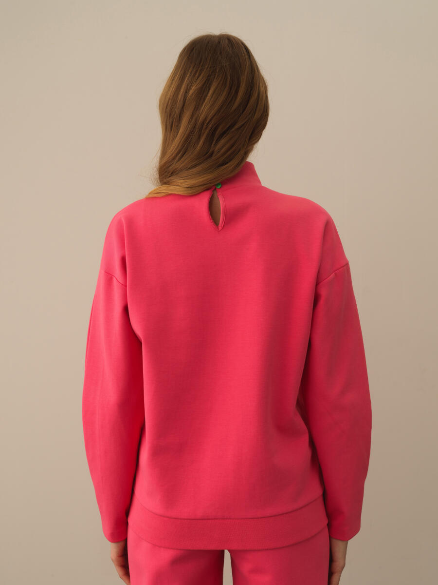 Pembe Oversize Sweatshirt - 6