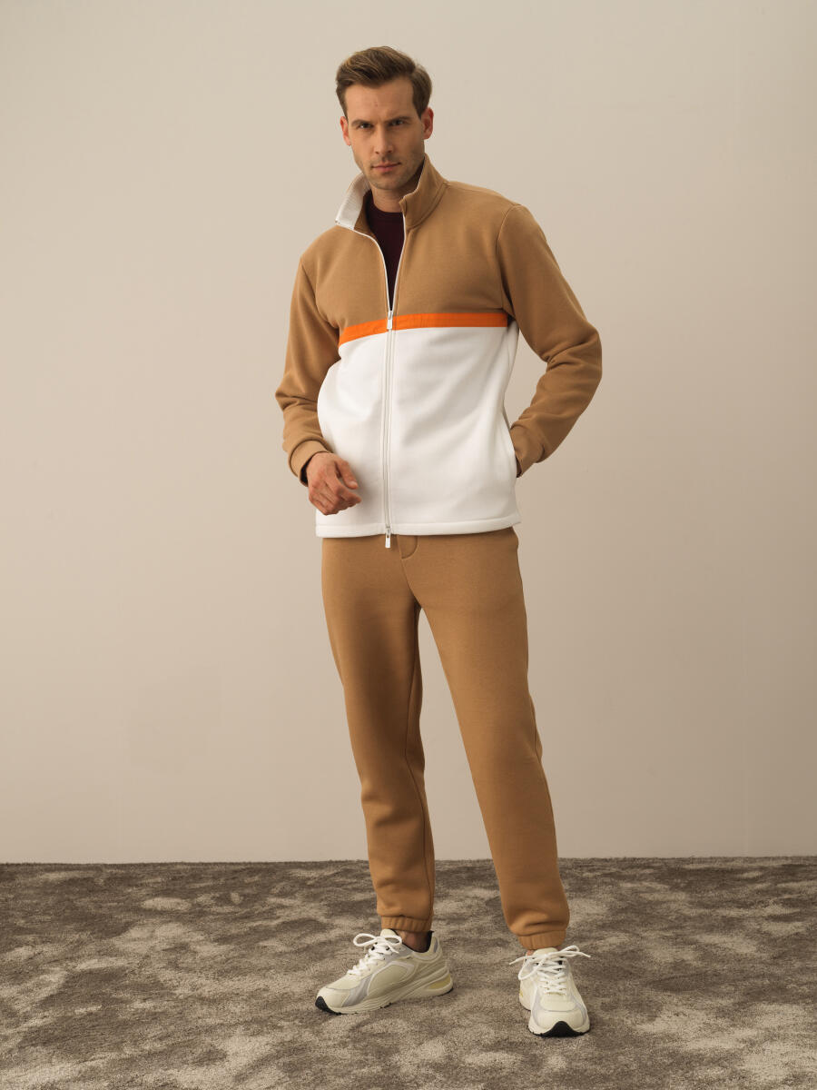 Camel Regular Fit Sweatmont - 2