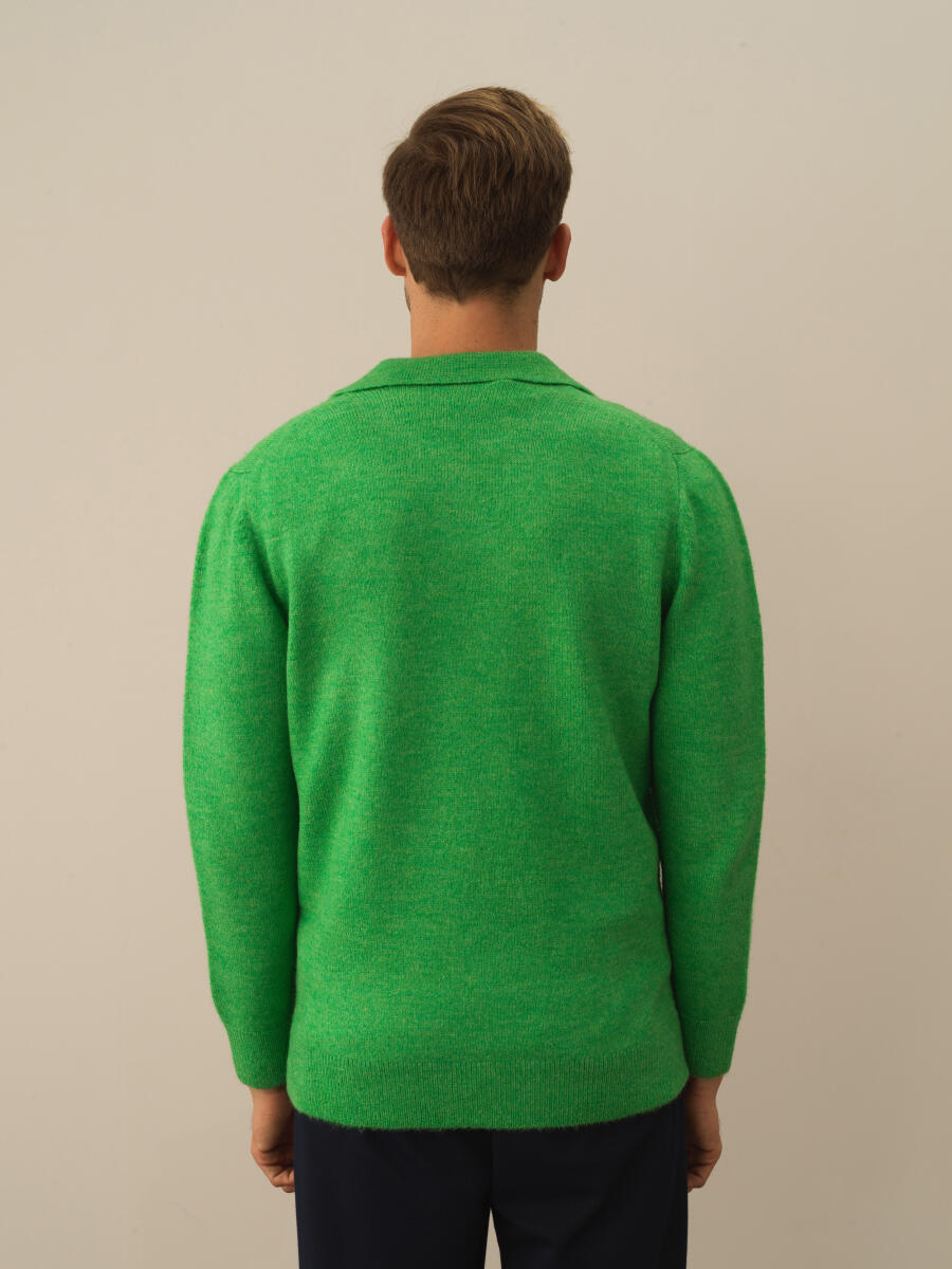 Polo Collar Regular Fit Sweater - 4