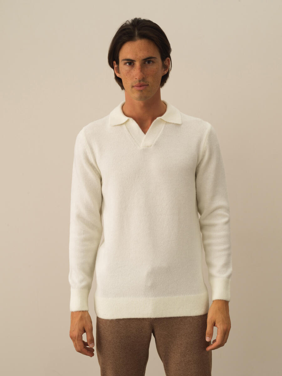 Polo Collar Regular Fit Sweater - 1