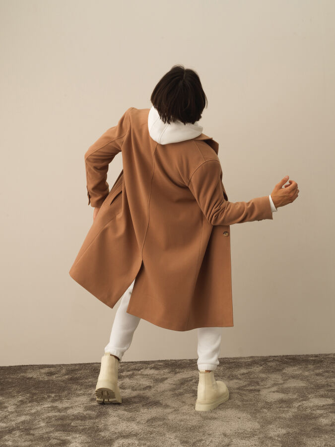 Regular Fit Overcoat - Xint