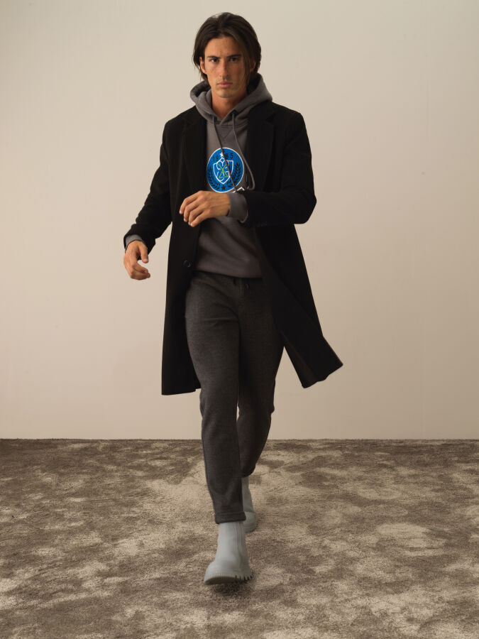 Regular Fit Overcoat - Xint