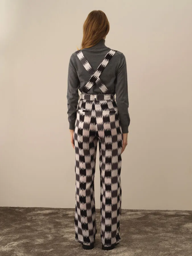 Regular Fit Patterned Jumpsuit - Xint