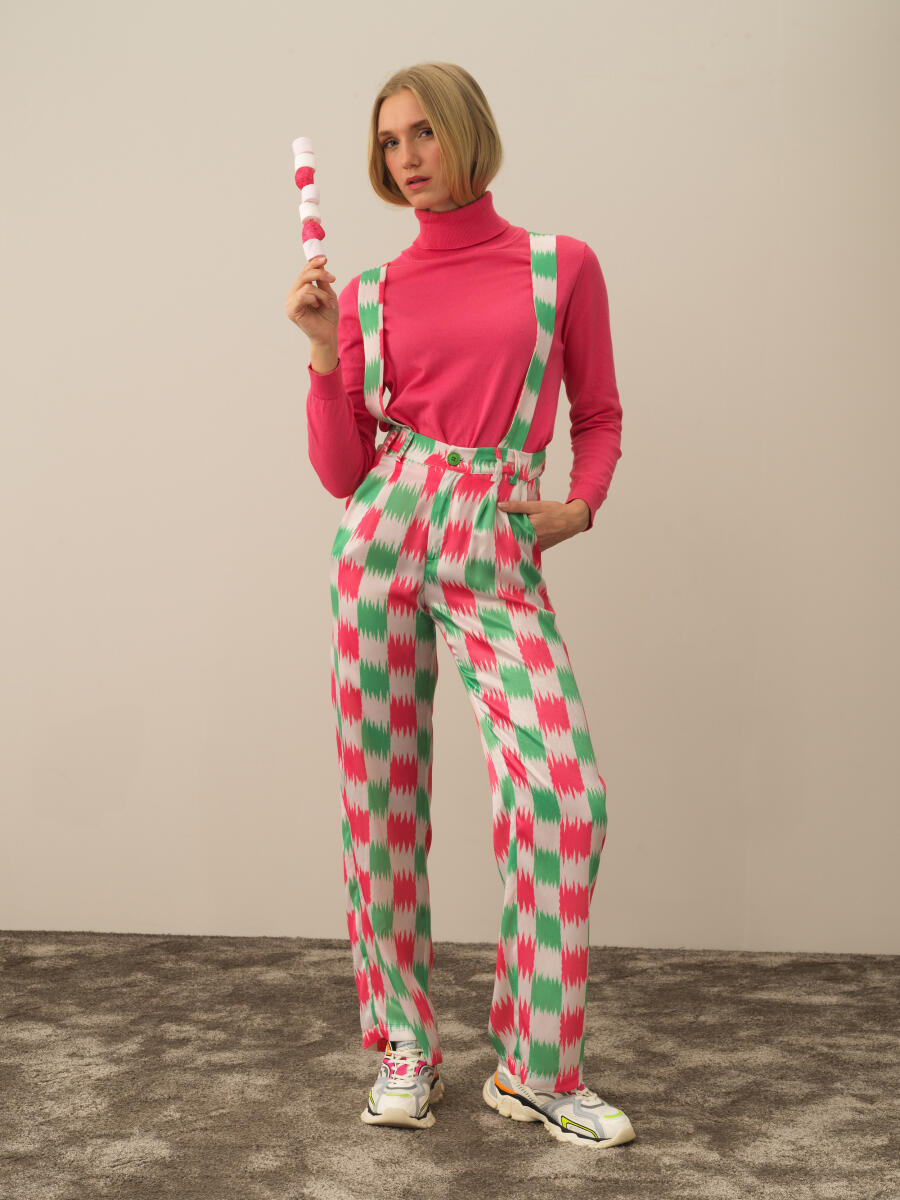 Regular Fit Patterned Jumpsuit