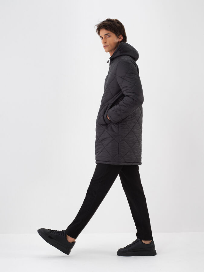 Regular Fit Puffer Jacket - Xint