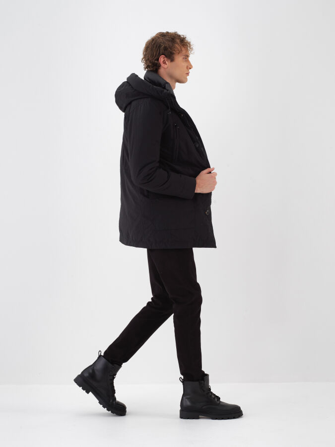 Regular Fit Puffer Jacket - Xint