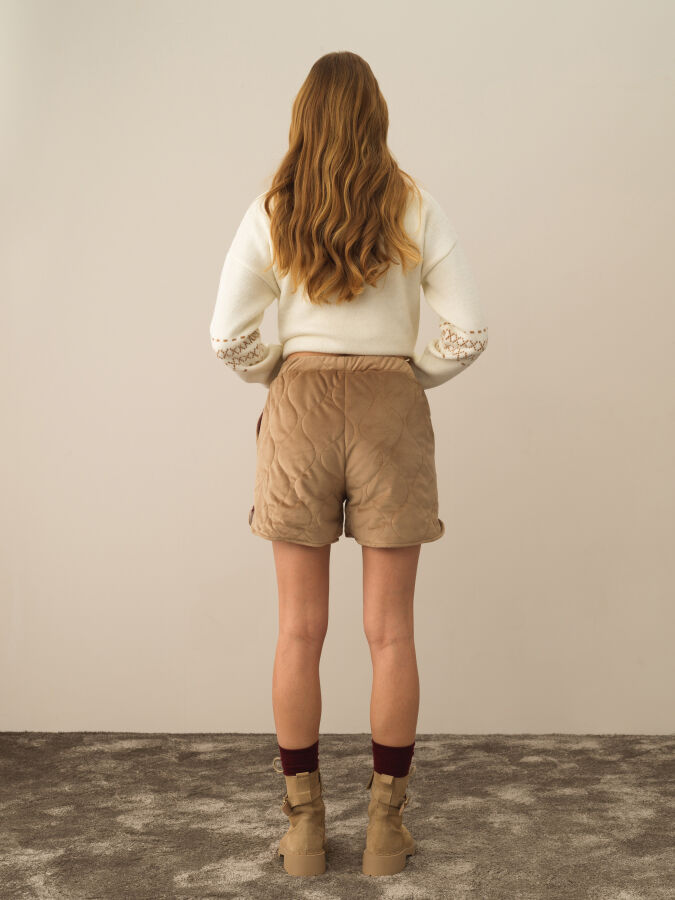 Regular Fit Quilted Shorts - Xint