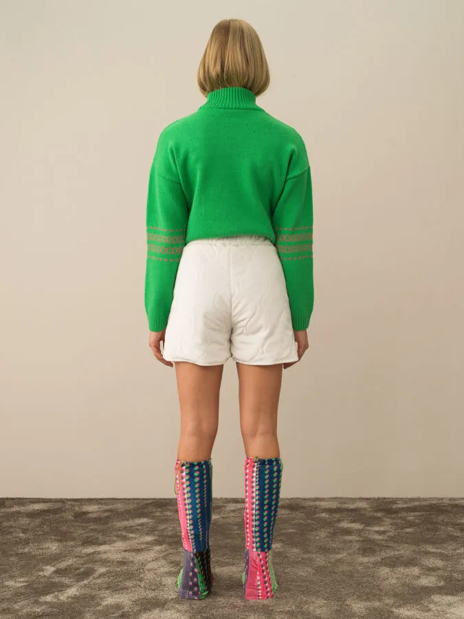 Regular Fit Quilted Shorts - Xint