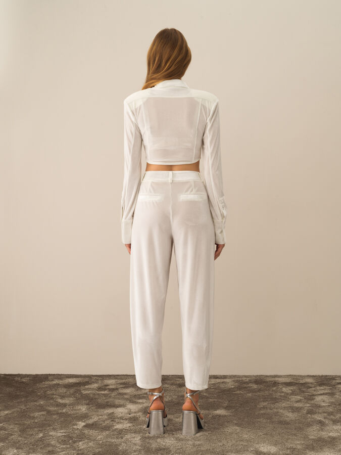 Regular Fit Shiny Textured Shirt - Xint