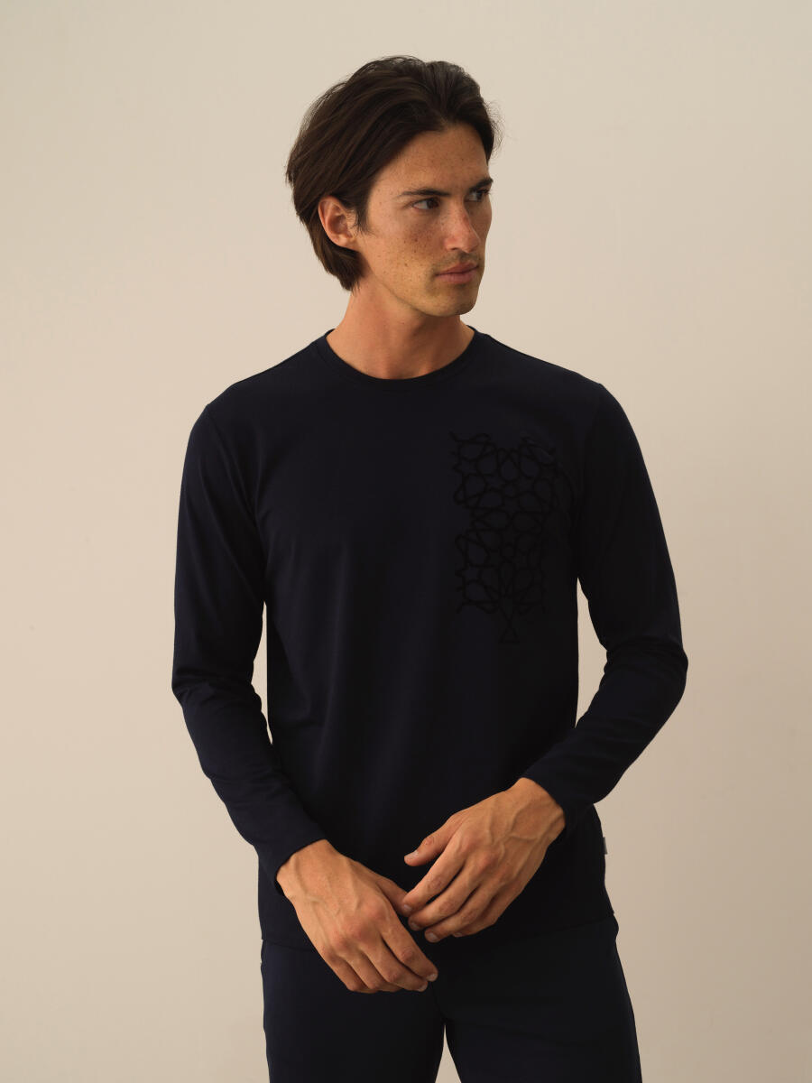 Slim Fit Modal Printed T-Shirt