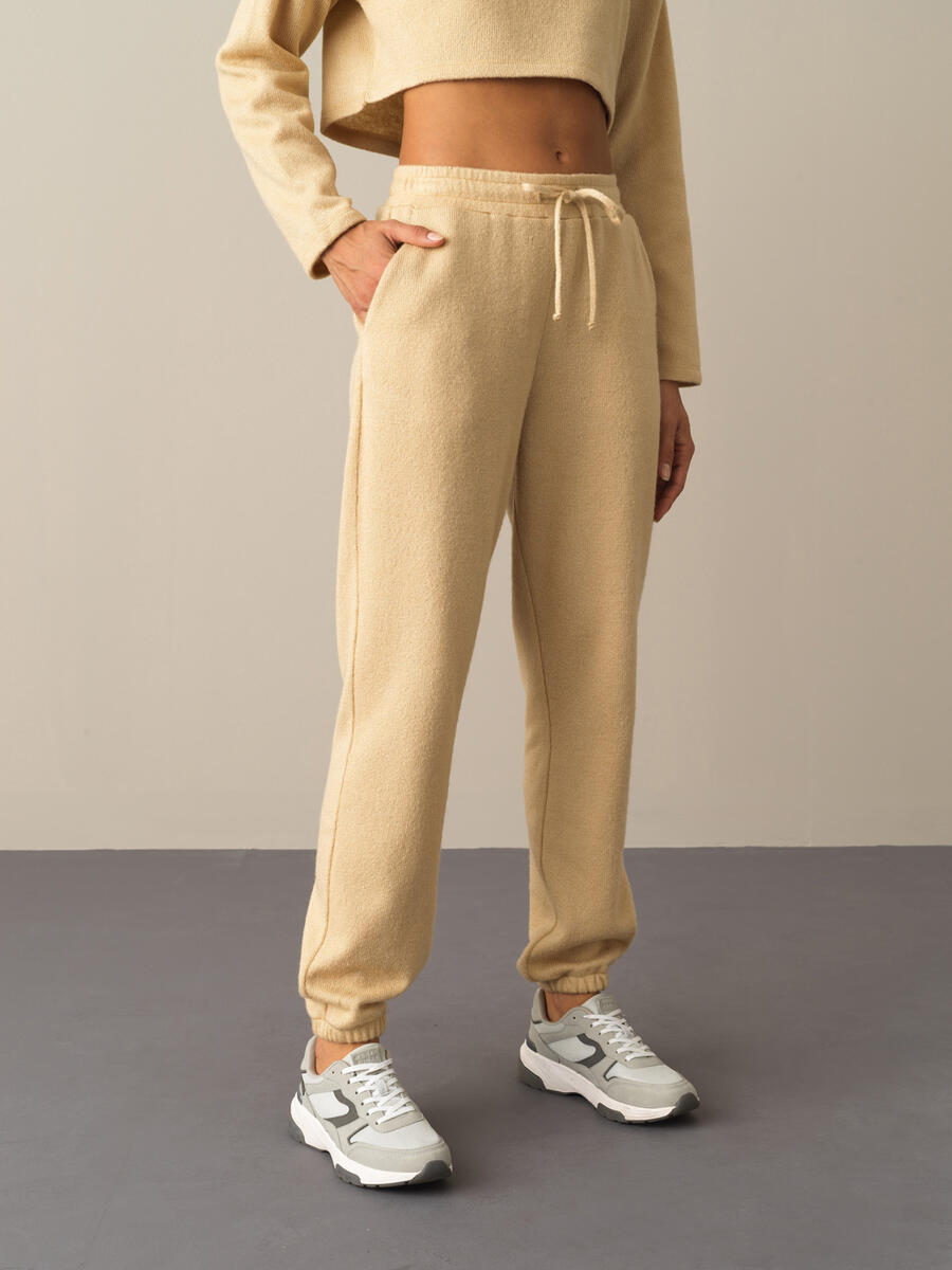 Elastic Waist Oversized Jogger Sweat Pants - 5