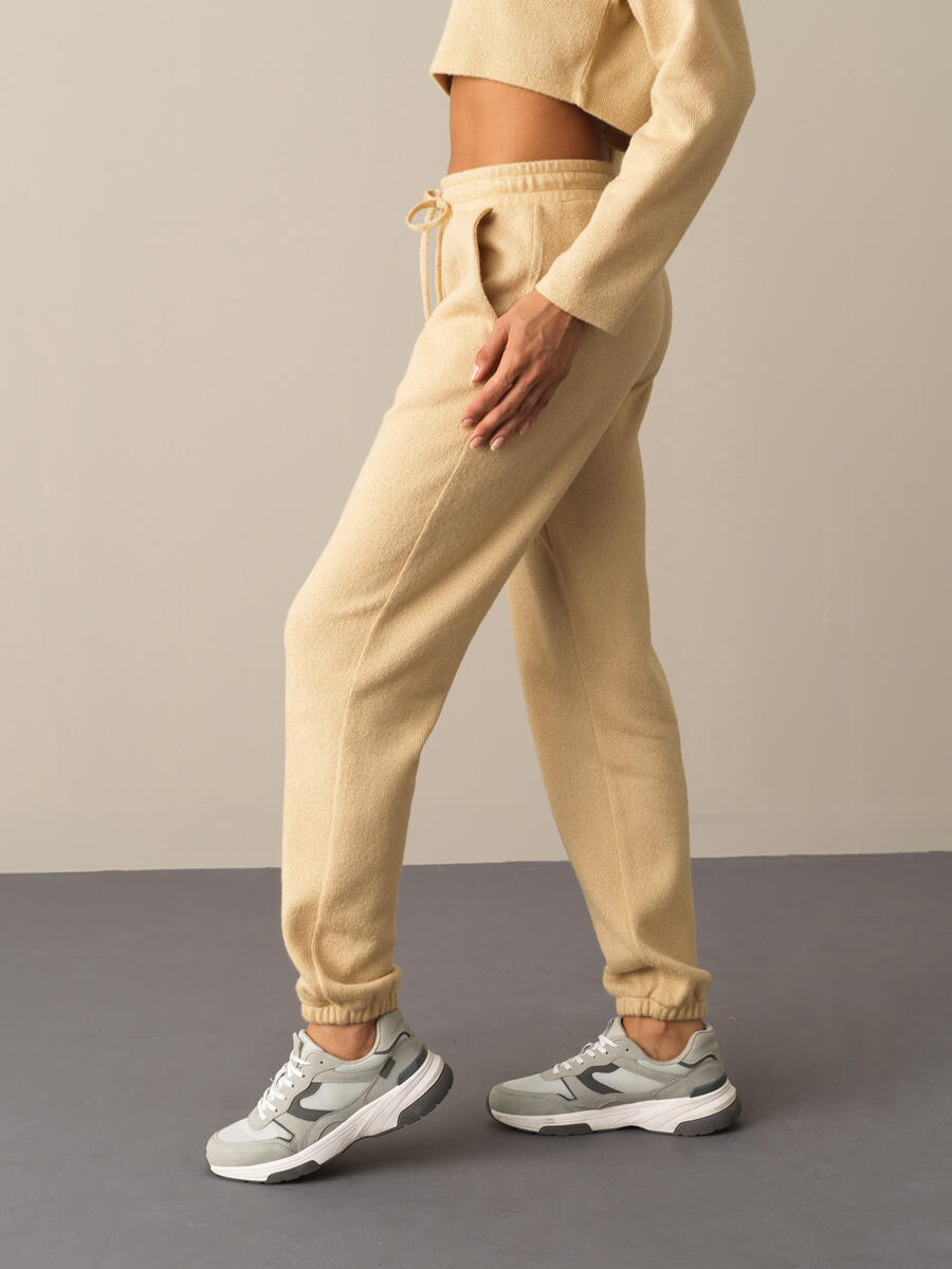 Elastic Waist Oversized Jogger Sweat Pants - 2