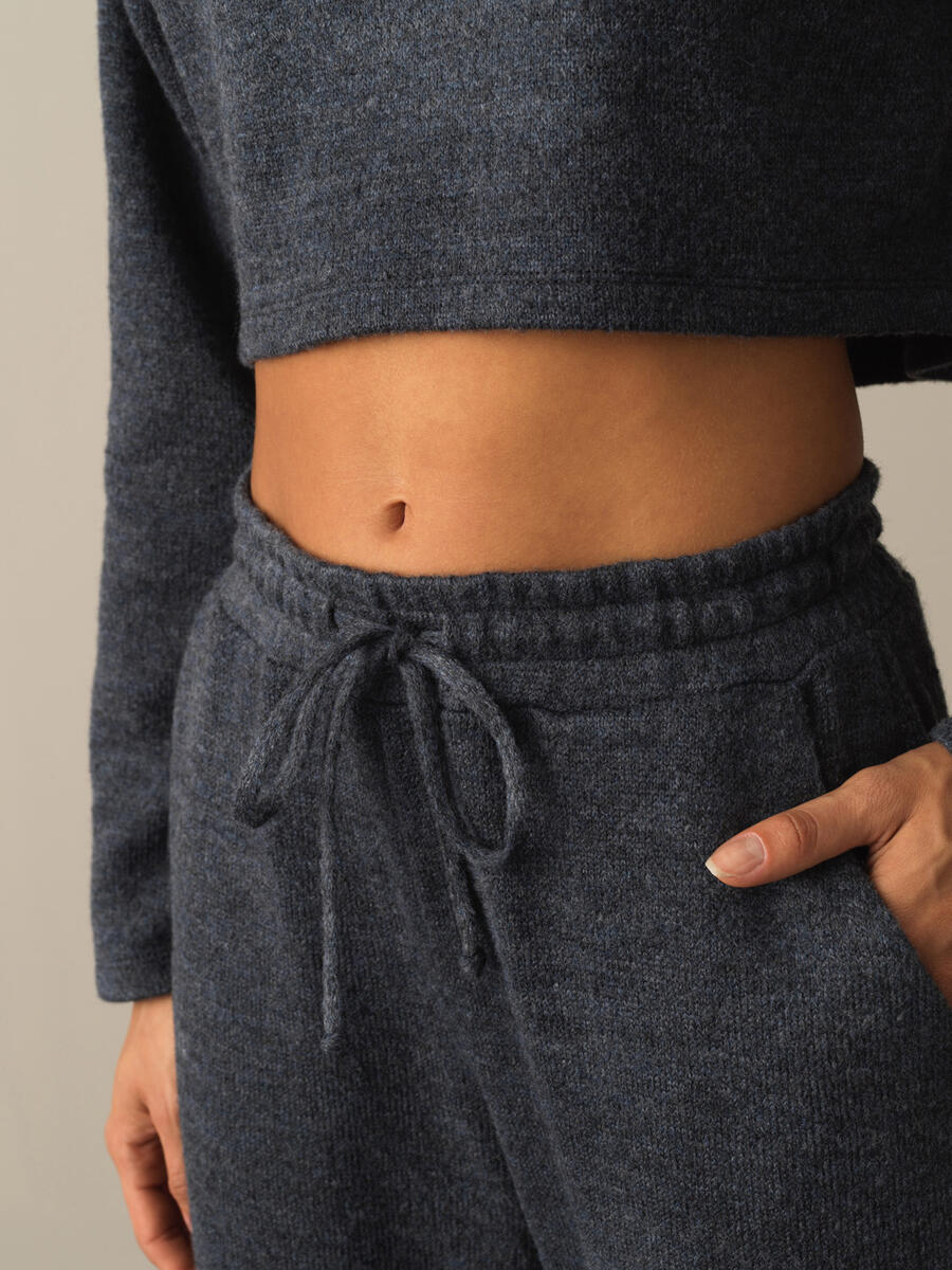 Elastic Waist Oversized Jogger Sweat Pants - 3