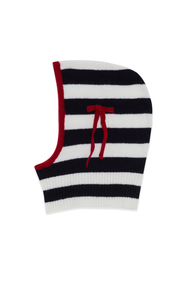 Striped Mohair Colorful Beanie - Xint