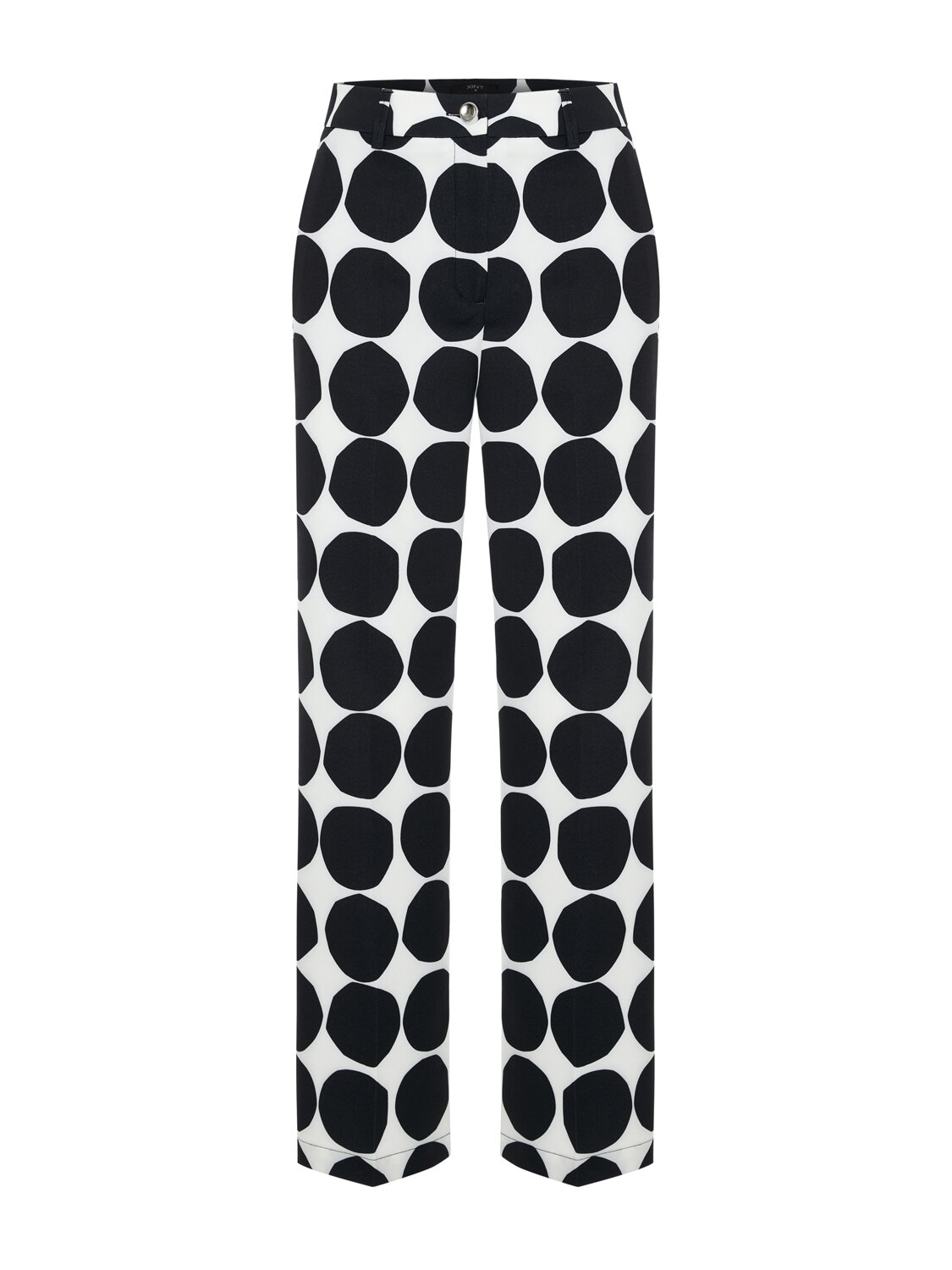 Black Form-Proof Oversize Trousers - Xint