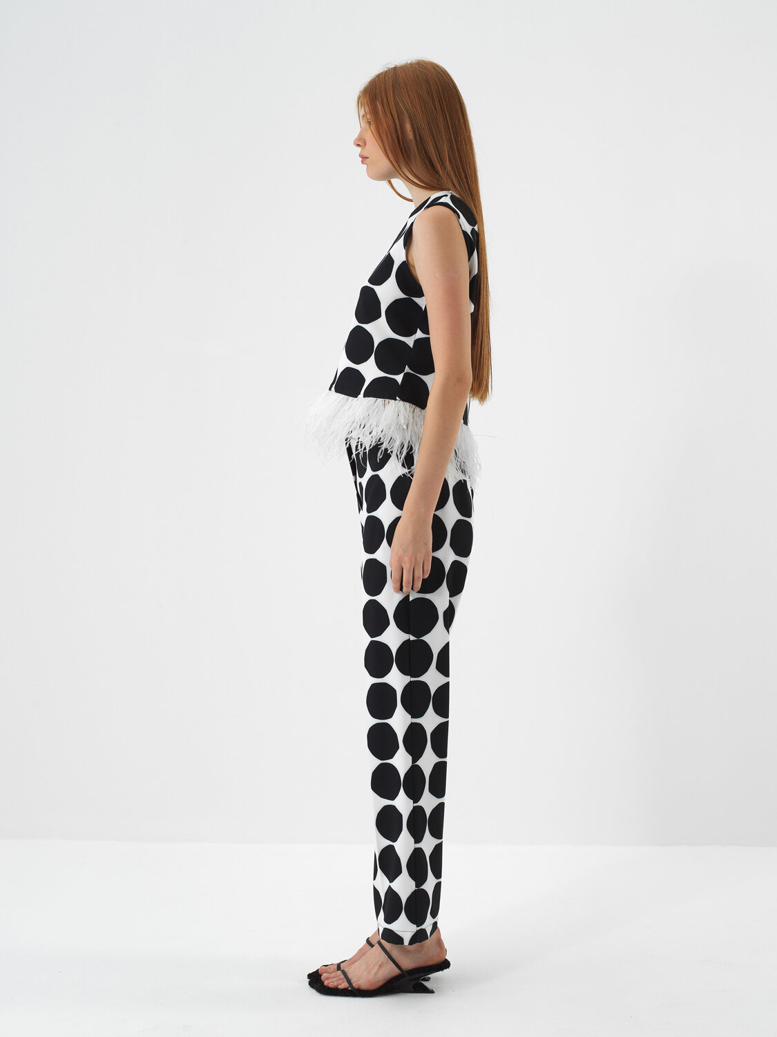 Black Form-Preserving Oversize Blouse - Xint