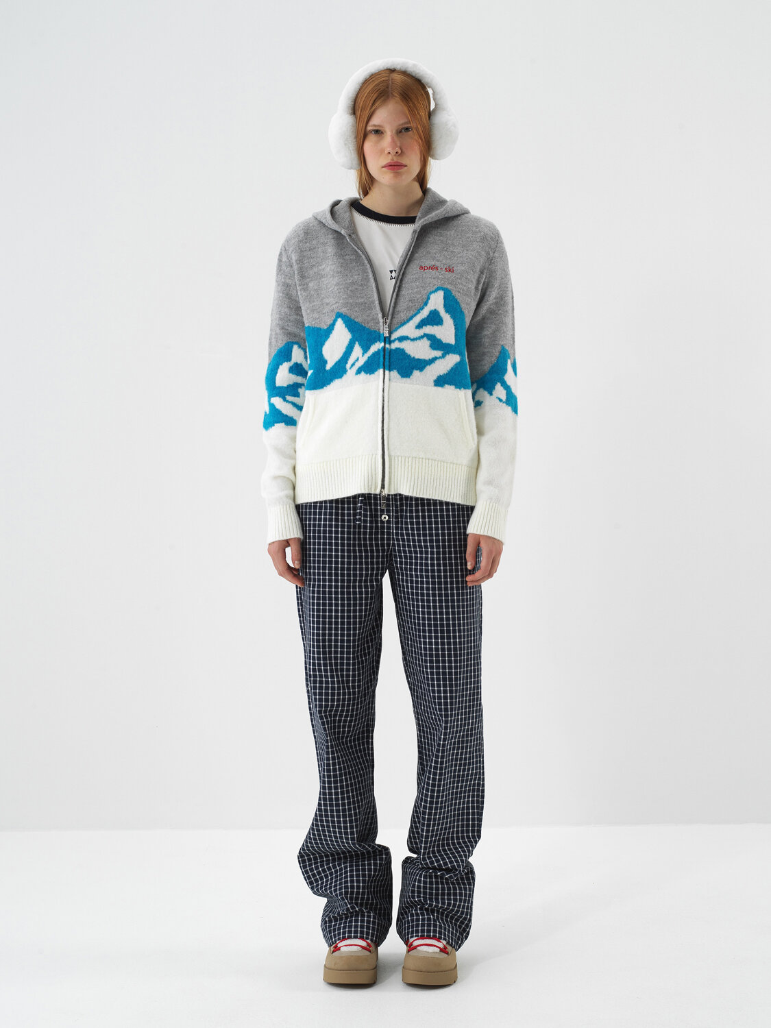 Gray Soft Textured Oversized Cardigan - Xint