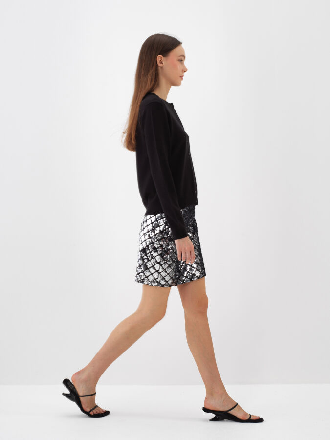 Wool Basic Cardigan - Xint