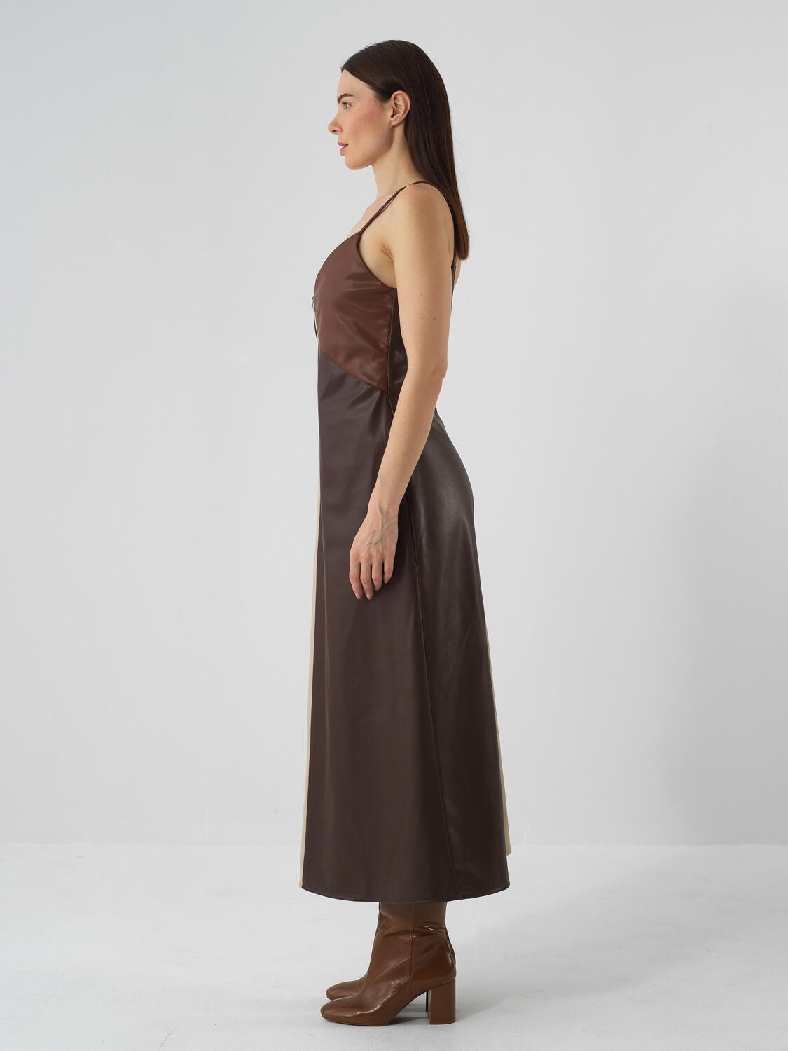 Camel Regular Fit Dress - 4