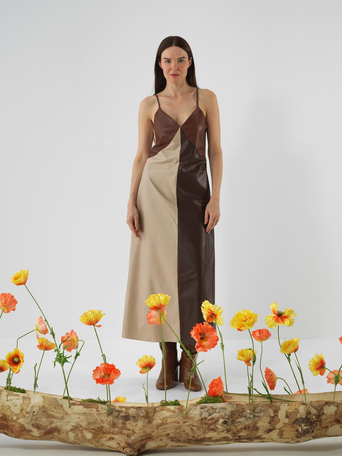 Camel Regular Fit Dress