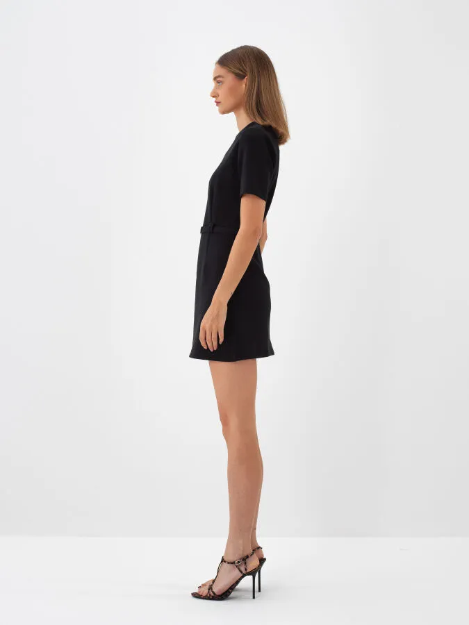 Plain Cotton Dress - Xint