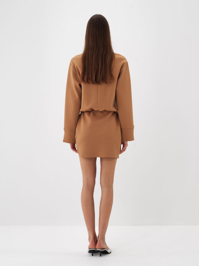 Plain Cotton Dress - Xint