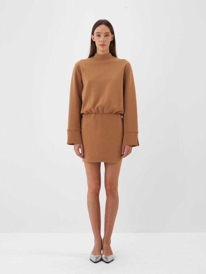 Plain Cotton Dress - Xint